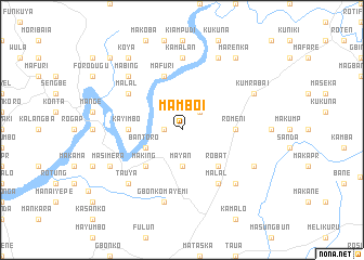 map of Mamboi