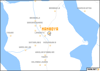 map of Mamboya