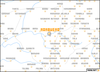map of Mambwema