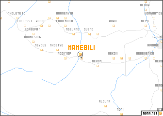 map of Mamébili