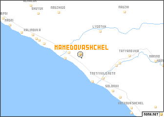map of Mamedova Shchel\