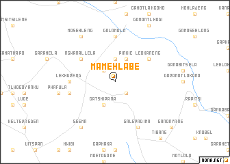 map of Mamehlabe