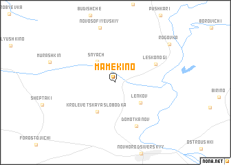 map of Mamekino