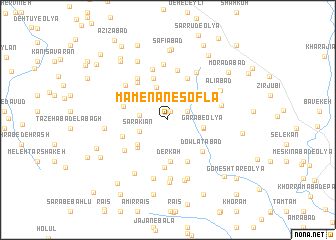 map of Māmenān-e Soflá