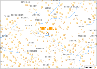 map of Mamenice