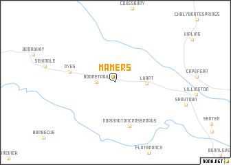 map of Mamers