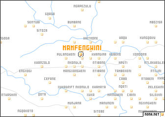 map of Mamfengwini