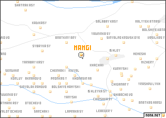 map of Mamgi