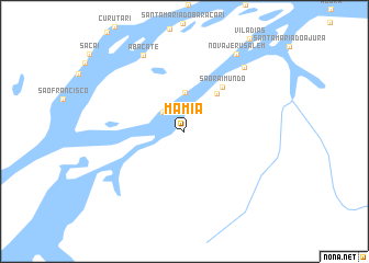 map of Mamiá