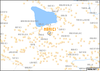 map of Mamići