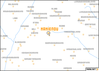 map of Mamiénou