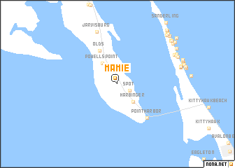 map of Mamie