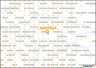 map of Maminpur