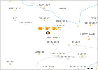 map of Maminskoye
