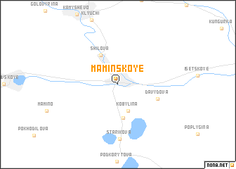 map of Maminskoye