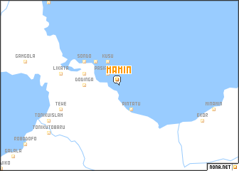 map of Mamin