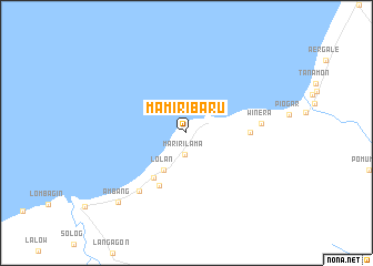 map of Mamiri Baru