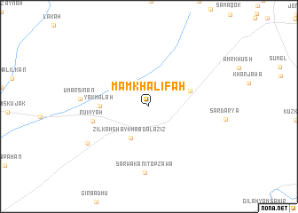 map of Māmkhalīfah