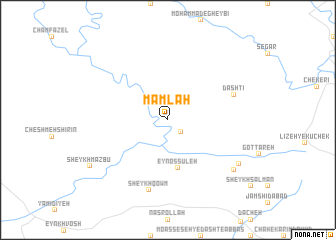 map of Mamlaḩ