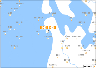 map of Mamlaka