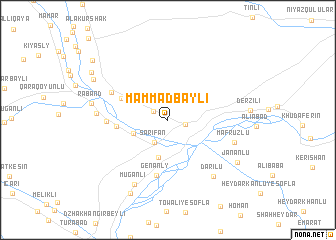 map of Mǝmmǝdbǝyli