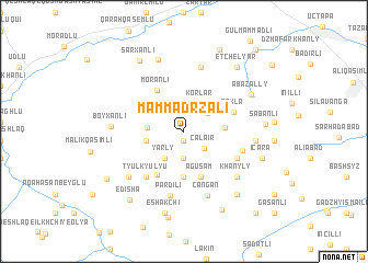 map of Mǝmmǝdrzalı