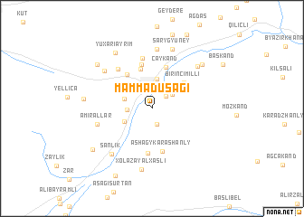 map of Mǝmmǝduşağı