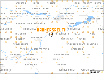 map of Mammersreuth