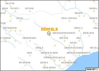 map of Mammola