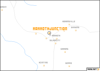 map of Mammoth Junction