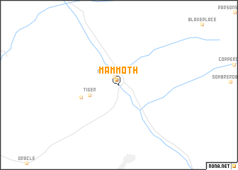 map of Mammoth