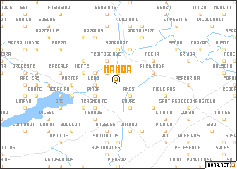 map of Mámoa