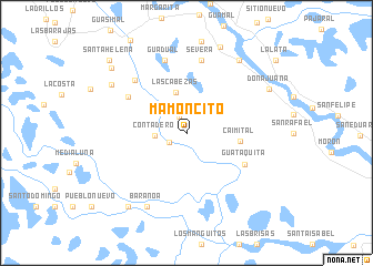 map of Mamoncito