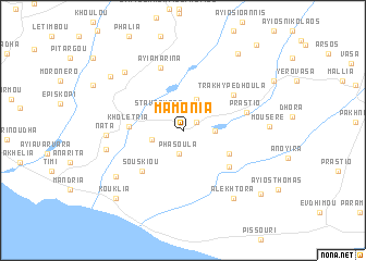 map of Mamonia