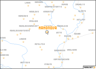 map of Mamonova