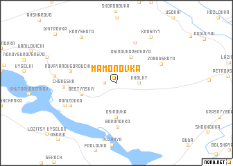 map of Mamonovka