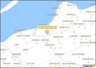 map of Mamonovo