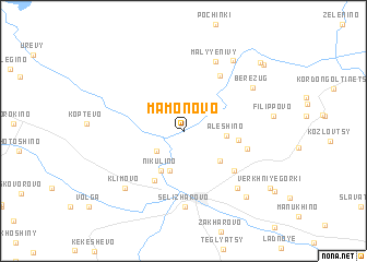 map of Mamonovo