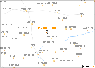 map of Mamonovo