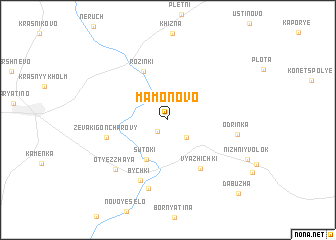 map of Mamonovo