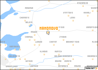 map of Mamonovo