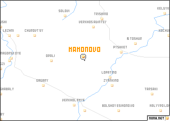 map of Mamonovo