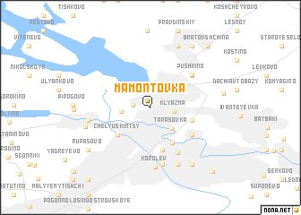 map of Mamontovka