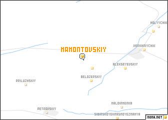 map of Mamontovskiy