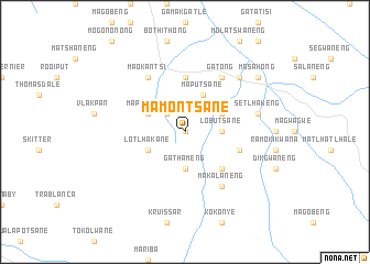 map of Mamontsane