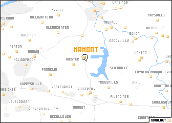 map of Mamont