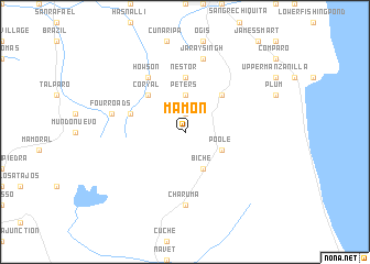 map of Mamon