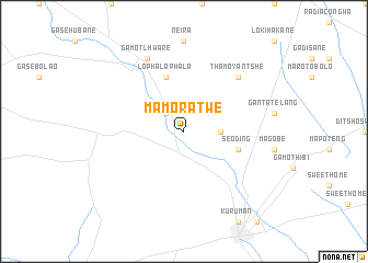 map of Mamoratwe