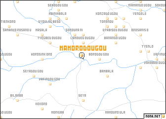 map of Mamorodougou