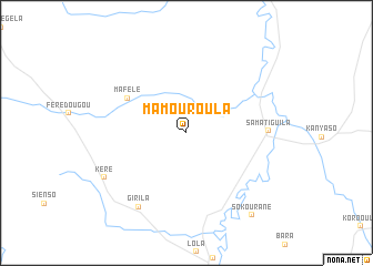 map of Mamouroula